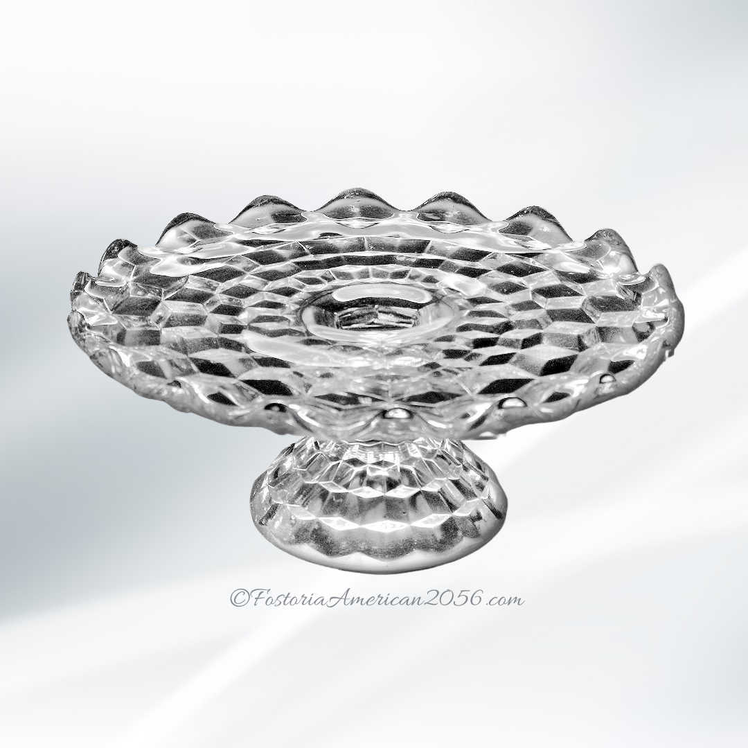Fostoria American Footed Cake Stand