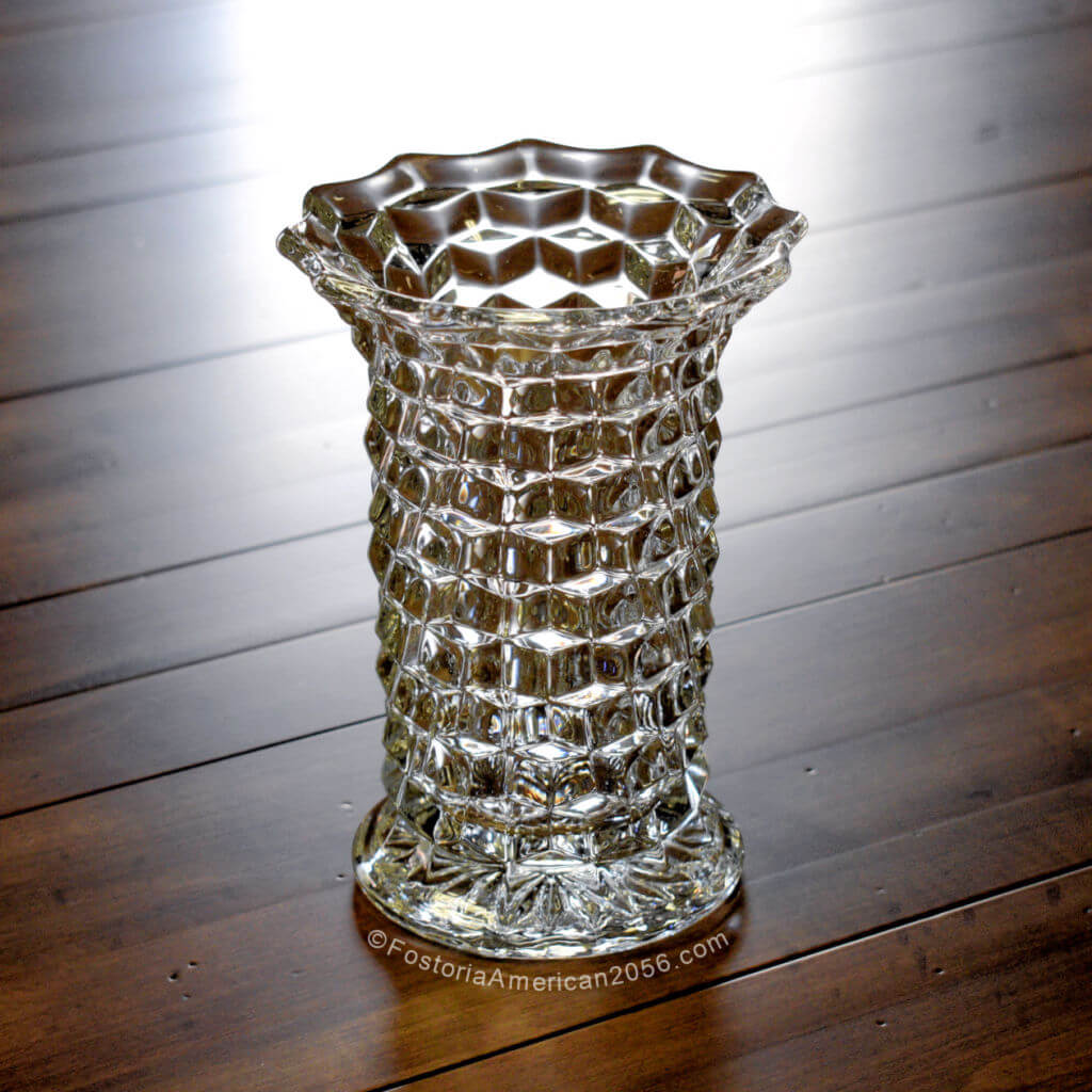 Fostoria American 8-Inch Flared Vase