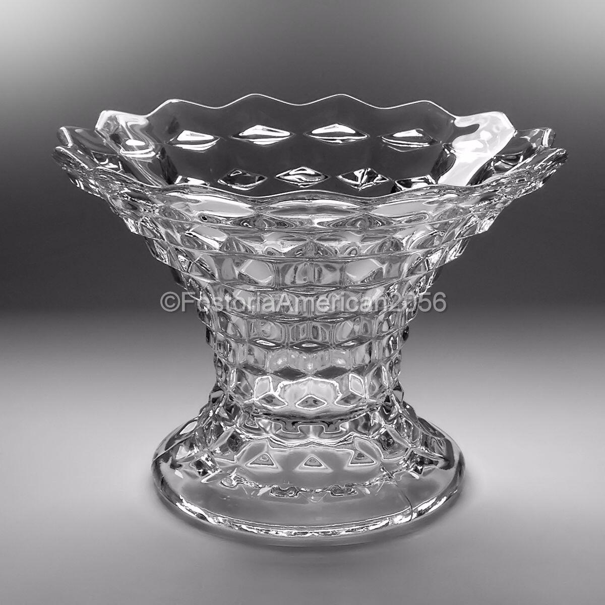 Fostoria | American | Flared Vase 7" | High Foot