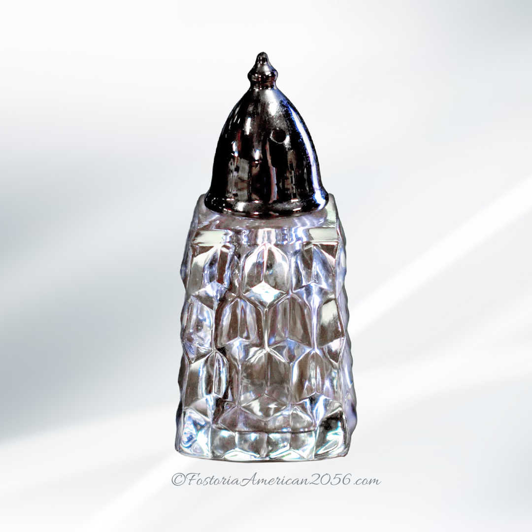 Fostoria American Round Puff Box & Cover Fostoria American Round Puff Box & Cover