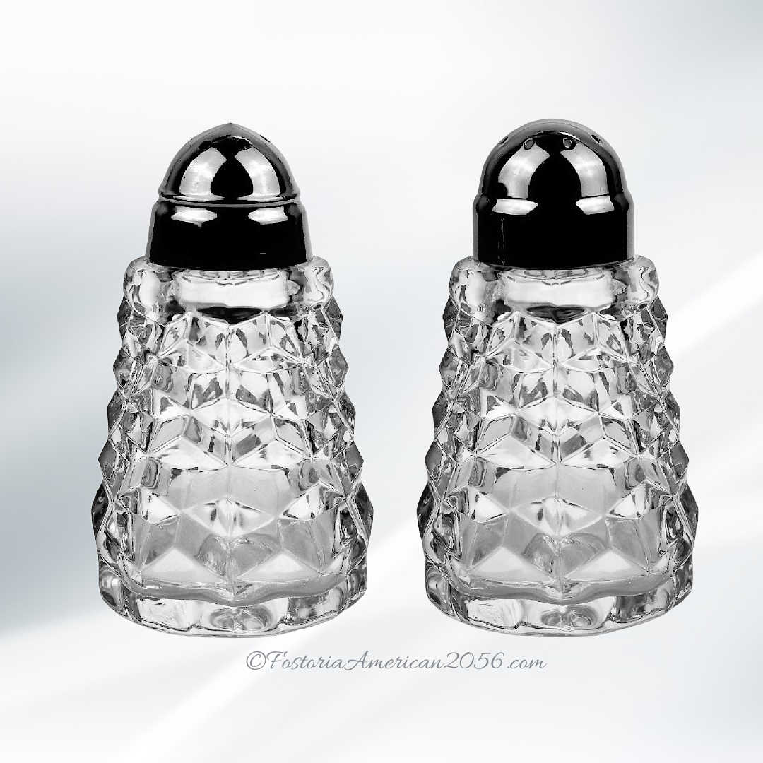 Fostoria American Round Puff Box & Cover Fostoria American Round Puff Box & Cover