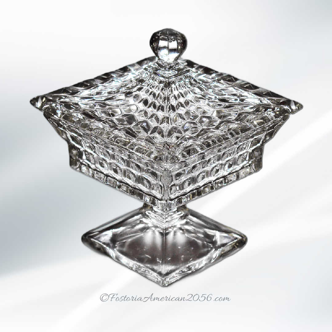Fostoria American Wedding Bowl & Cover Fostoria American Wedding Bowl & Cover