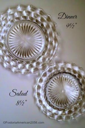 Fostoria | American | Dinner and Salad Plates