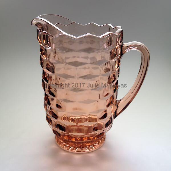 Vintage Dishes | American Whitehall Pitcher - Peach