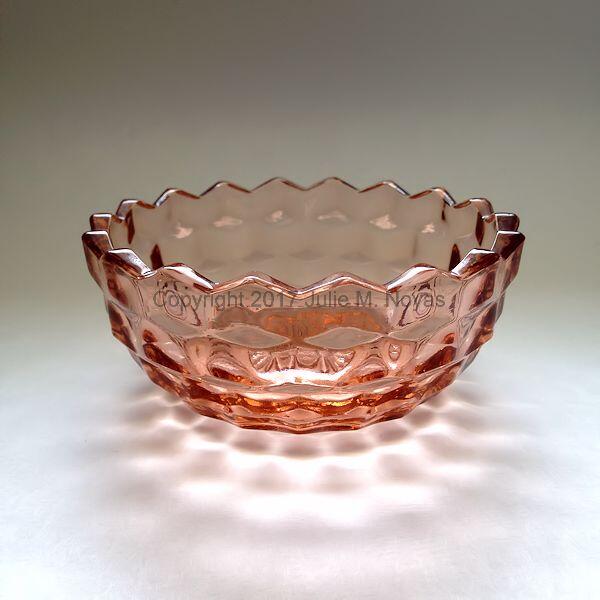 Vintage Dishes | American Whitehall Individual Salad Bowl - Peach