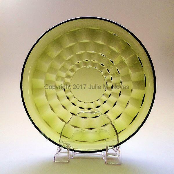 Vintage Dishes | Whitehall Salad Plate - Olive