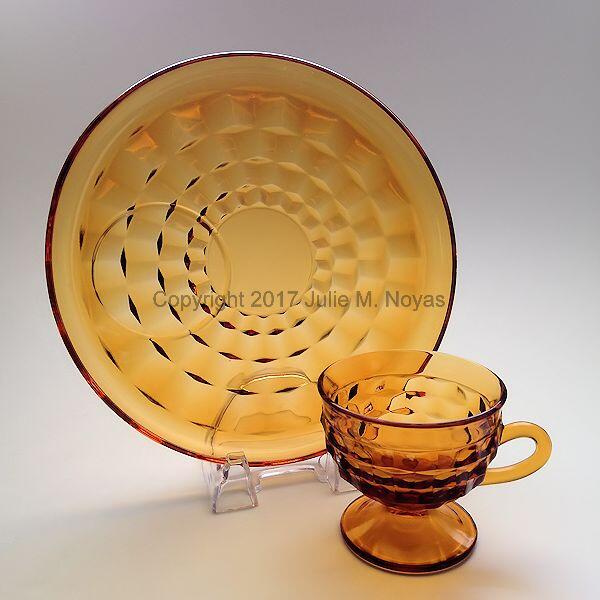 Vintage Dishes | Whitehall Snack Set - Gold