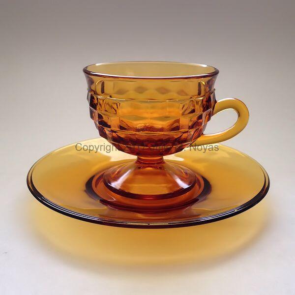 Vintage Dishes | Whitehall Cup/Saucer Set - Gold