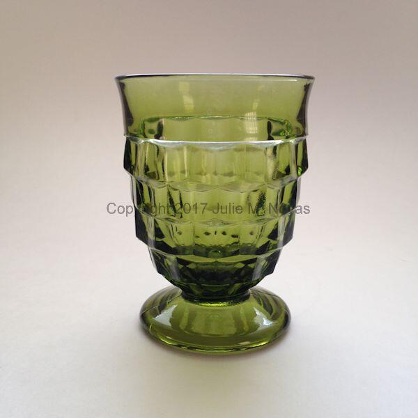 Vintage Dishes | Whitehall Tumbler/Water - Olive