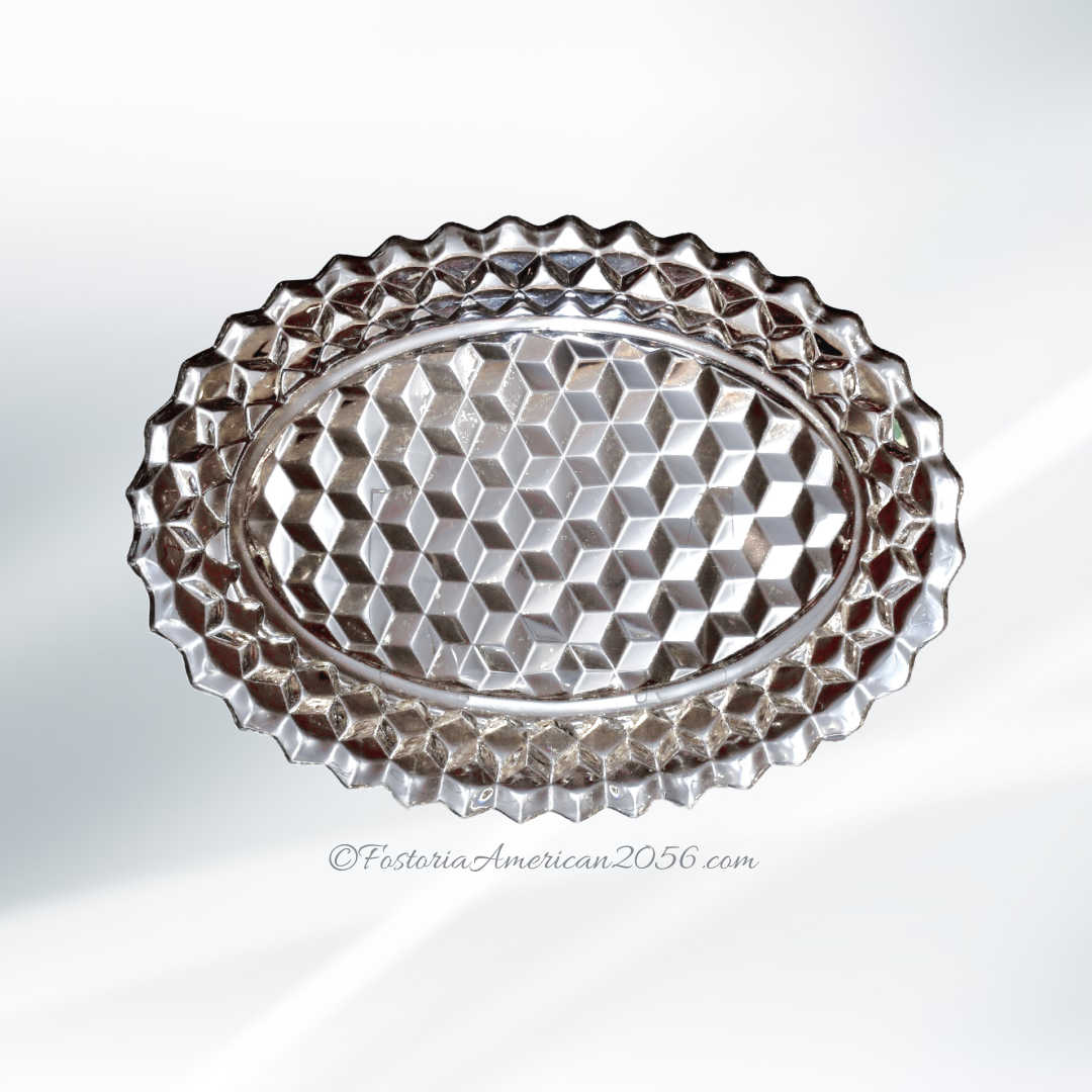 Fostoria American Oval Ice Cream Tray