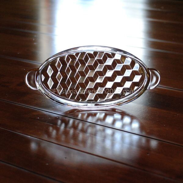 Fostoria | American | Handled Oval Pin Tray - 6"