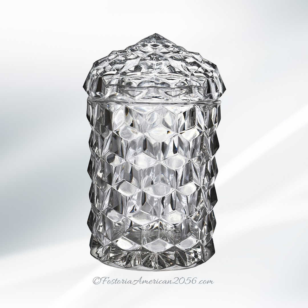 Fostoria American Pickle Jar & Cover Fostoria American Pickle Jar & Cover