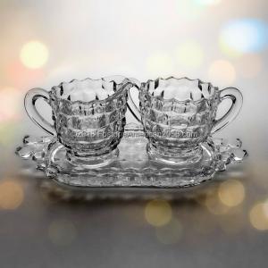 Fostoria | American | Tea Cream, Sugar & Tray