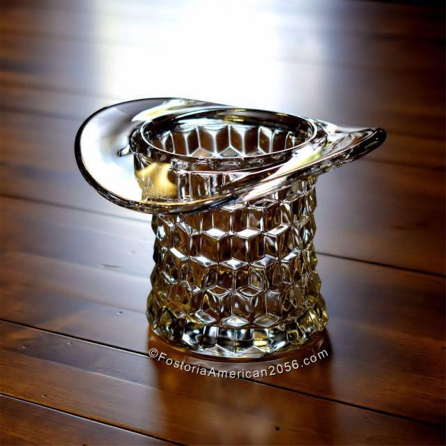Topper Vase Fostoria American Glassware Line 2056