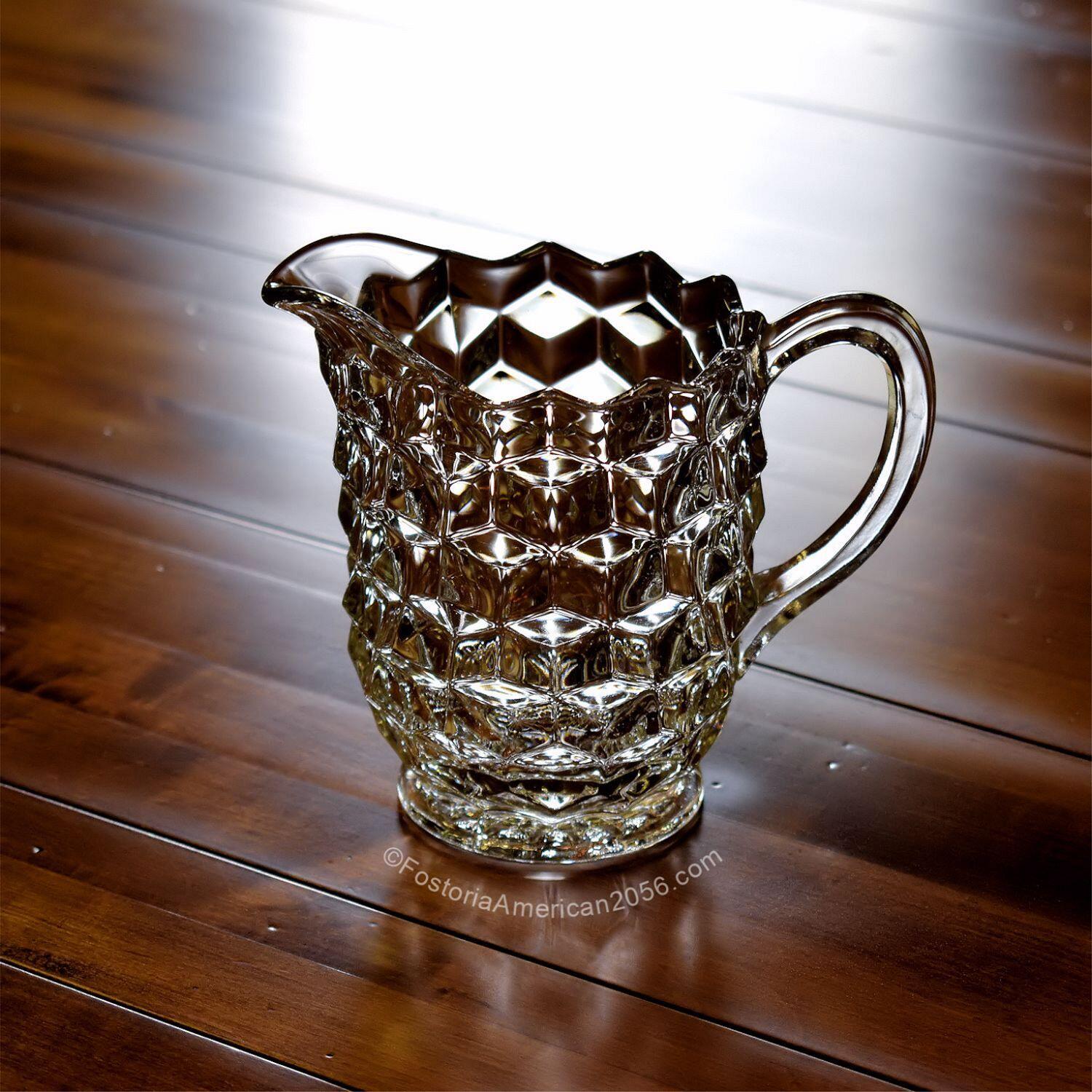 Fostoria American Pint Cereal Pitcher