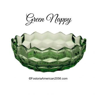 Fostoria American Green Nappy - 4½"