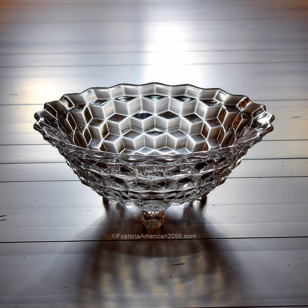 Fostoria American 3-Toed Bowl