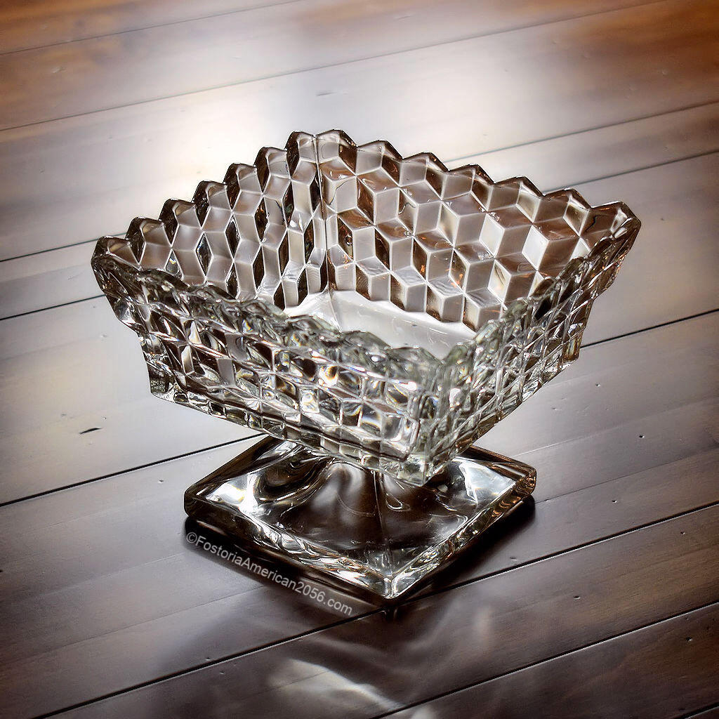 Fostoria American Square Footed Bowl