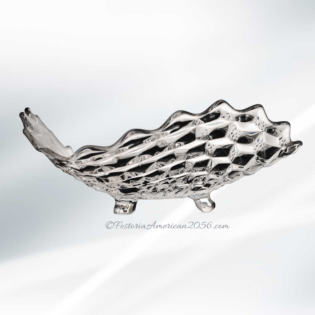 Fostoria American 3-Cornered Centerpiece Fostoria American 3-Cornered Centerpiece