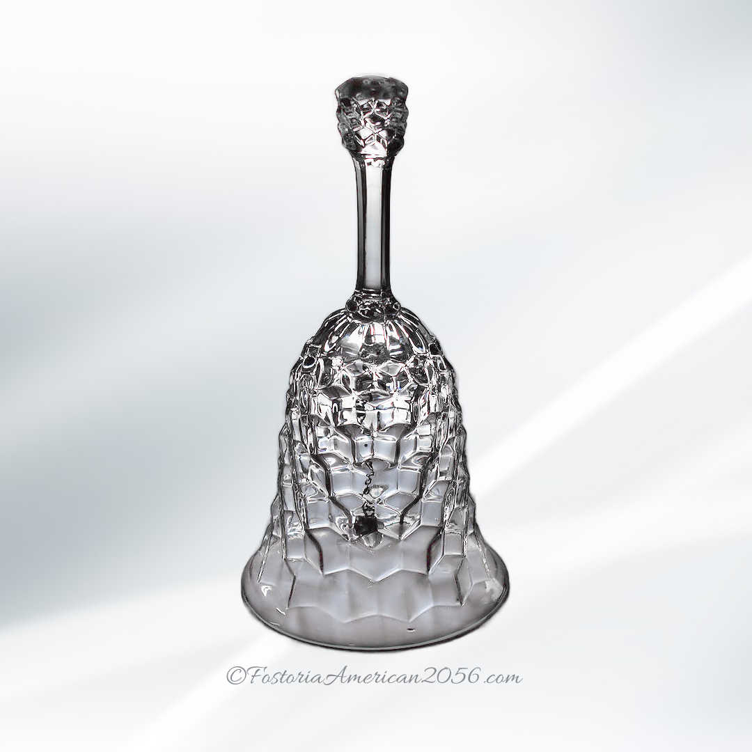 Fostoria American Round Puff Box & Cover