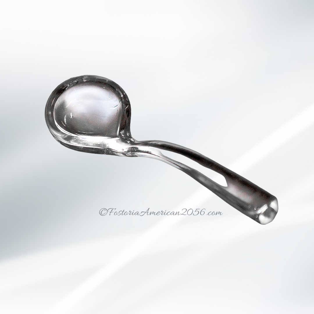 Fostoria American Glass Mayonnaise Ladle Fostoria American Glass Mayonnaise Ladle