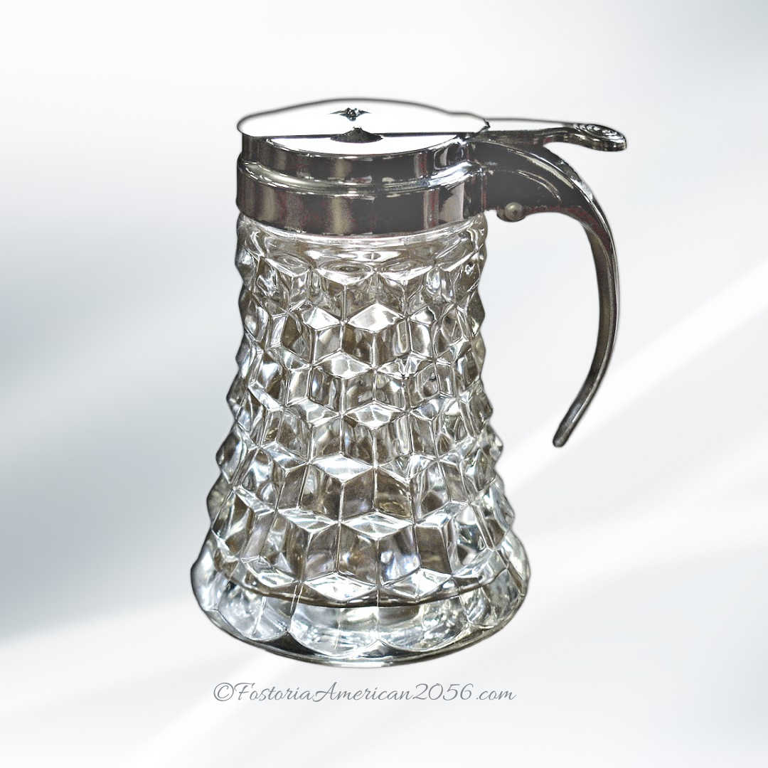 Fostoria American Dripcut Syrup Fostoria American Dripcut Syrup
