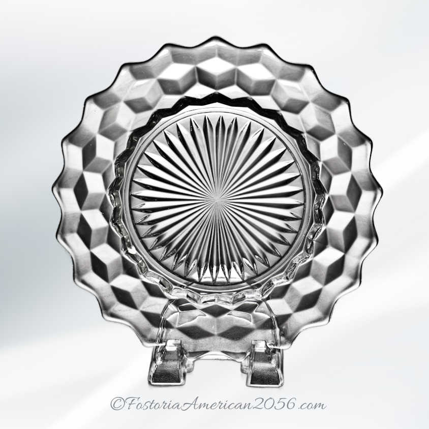 Fostoria American Salad Plate (big center)