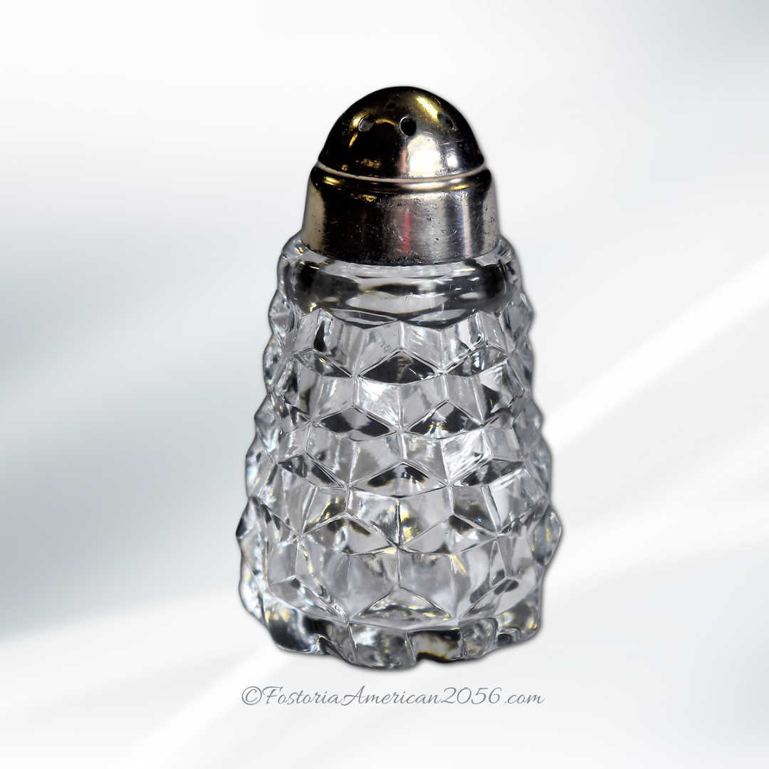 Fostoria American Shaker No. 2 - Silver Top Fostoria American Shaker No. 2 - Silver Top