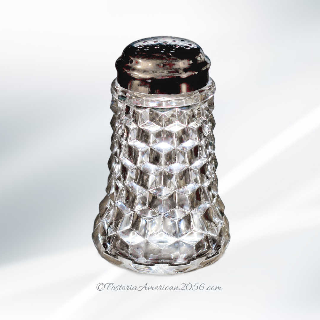 Fostoria American Sugar Shaker - HNT Fostoria American Sugar Shaker - HNT