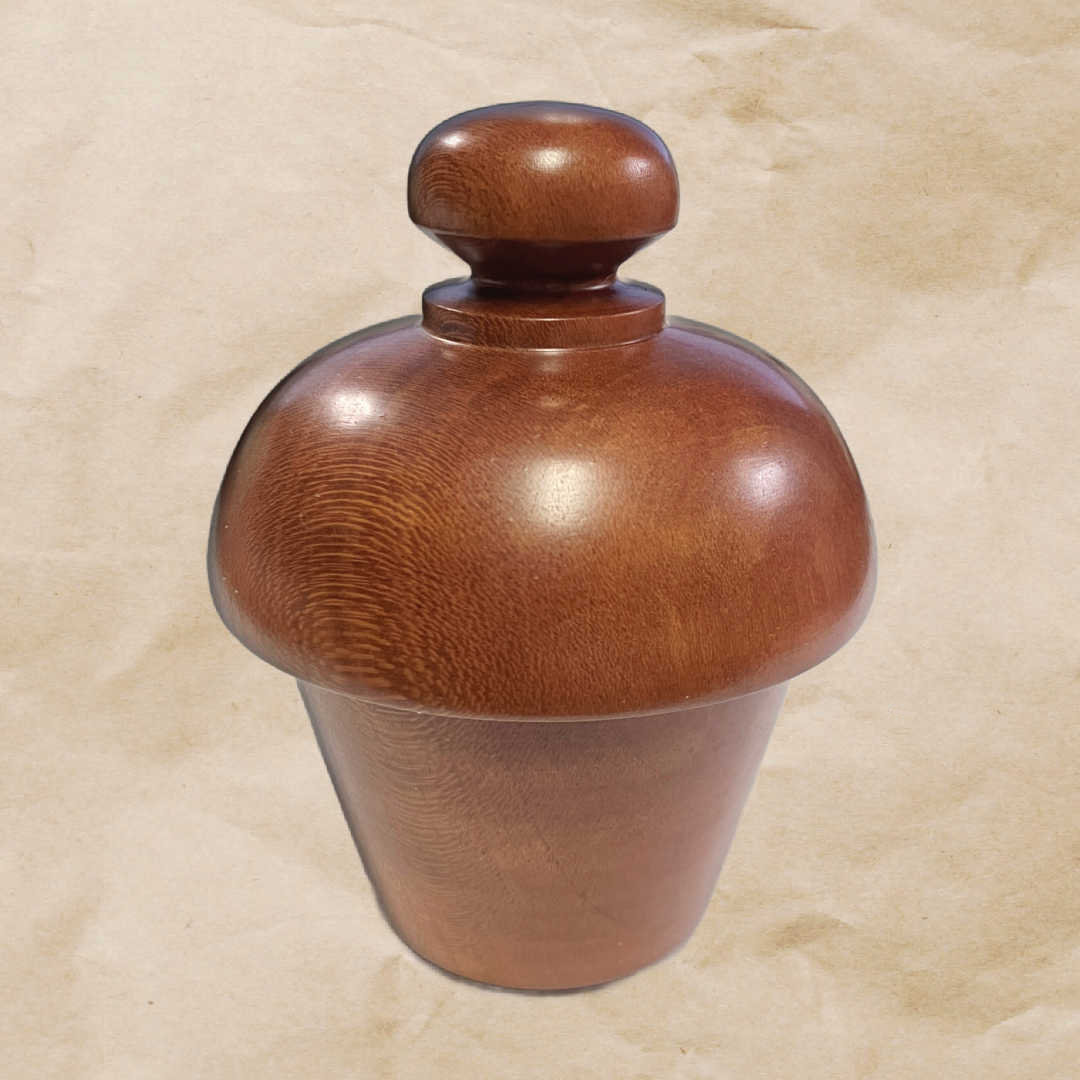 Fostoria American Round Puff Box & Cover